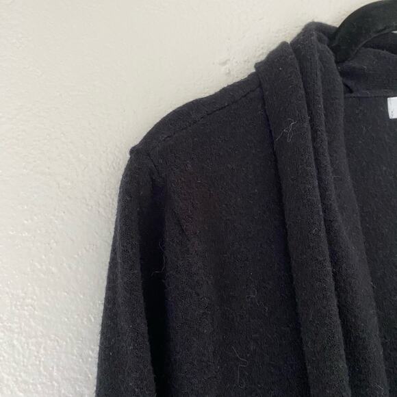 Leith Longline Open Cardigan Black Size Small - Picture 4 of 6